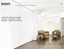 Tablet Screenshot of berbach.com